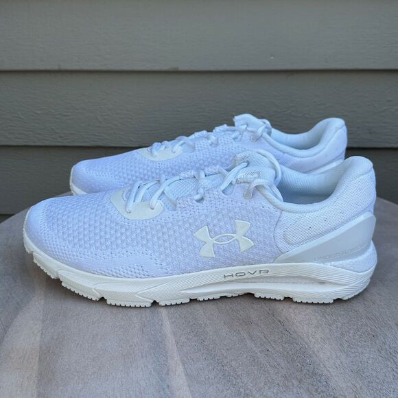 Under Armour Hovr Intake 6 Mens Sneakers Size 10 White Running 3026134-101 New - Picture 11 of 14